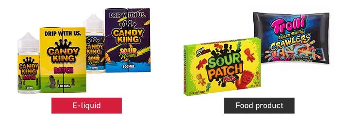 Crackdown on E-Liquid Packaging Which Mimics Food