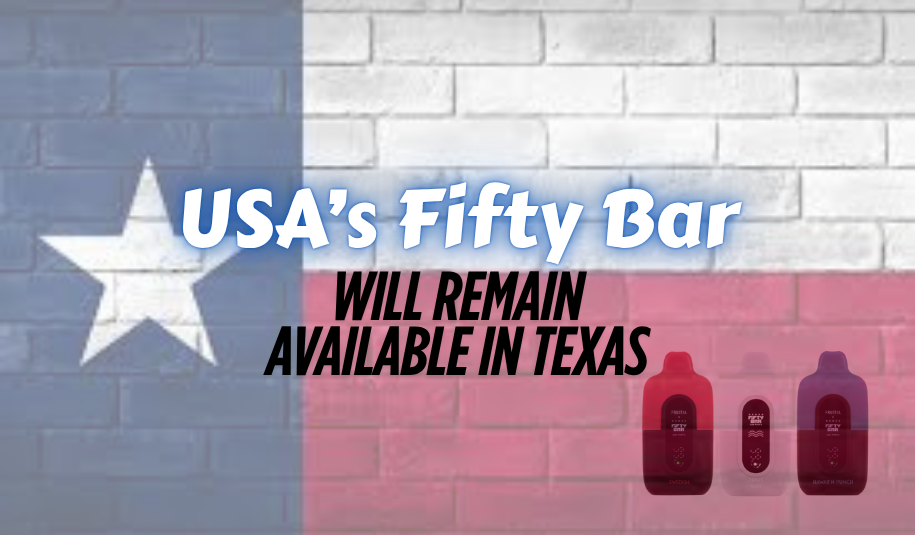 US Fifty Bar Available In Texas