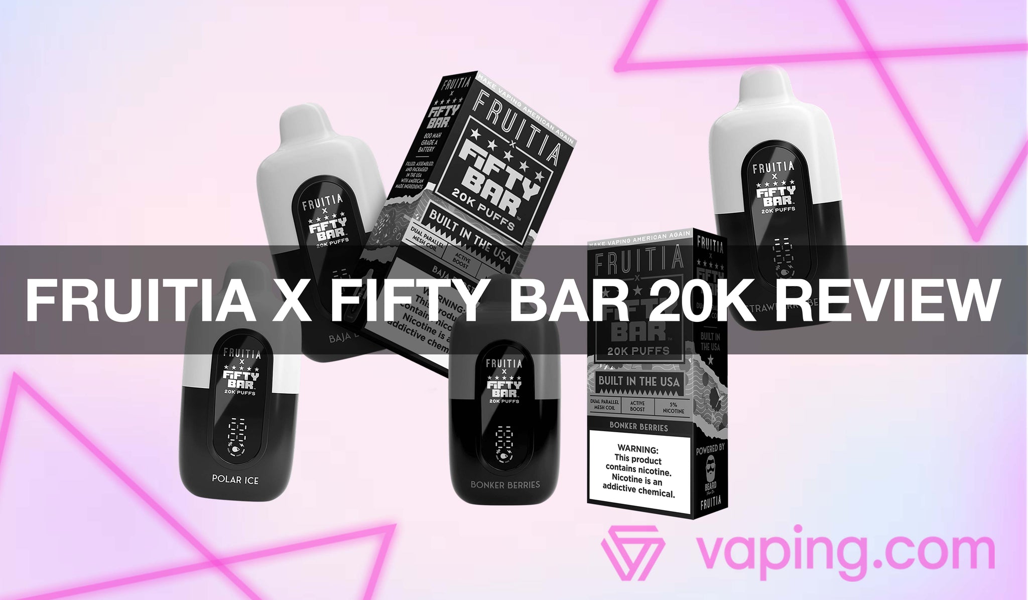Fruitia x Fifty Bar 20K Review Fruitia x Fifty Bar 20K Review