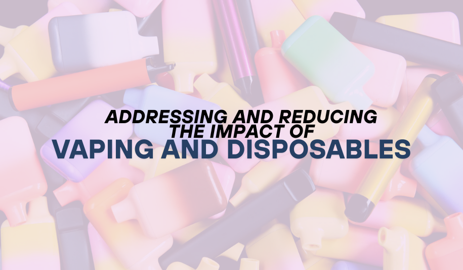 vaping and disposables waste
