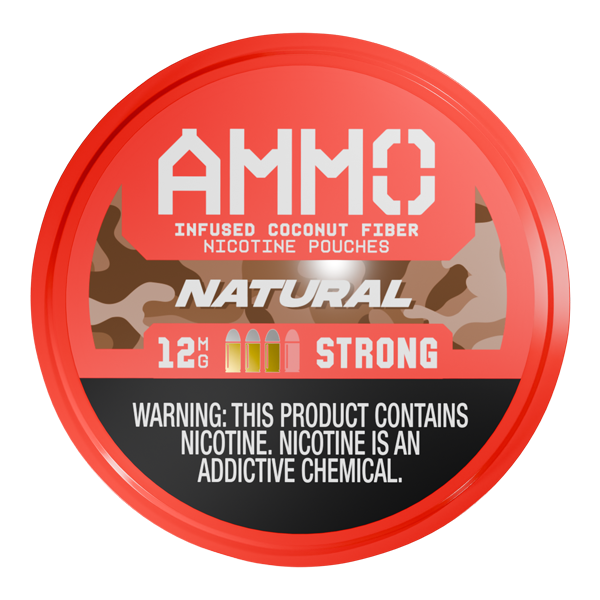 Natural AMMO Pouches 12mg