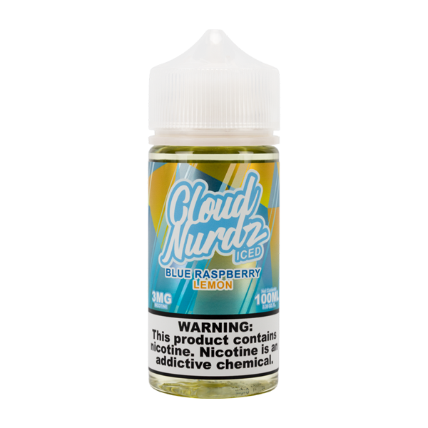 Iced Blue Raspberry Lemon Cloud Nurdz e-Juice Iced Blue Raspberry Lemon Cloud Nurdz e-Juice
