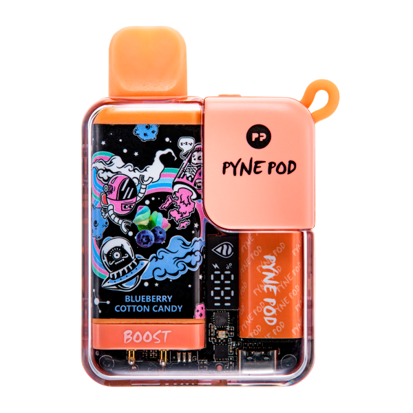 Blueberry Cotton Candy Pyne Pod Boost 8500 Blueberry Cotton Candy Pyne Pod Boost 8500