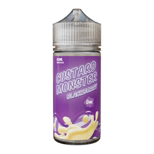 jasmine tea vape juice Blackberry Custard Monster eJuice Nicotine Free