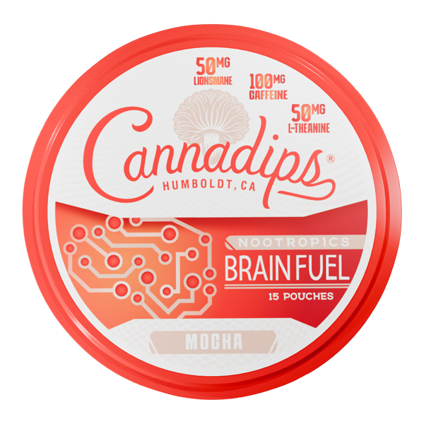 Mocha CANNADIPS Brain Fuel Pouches