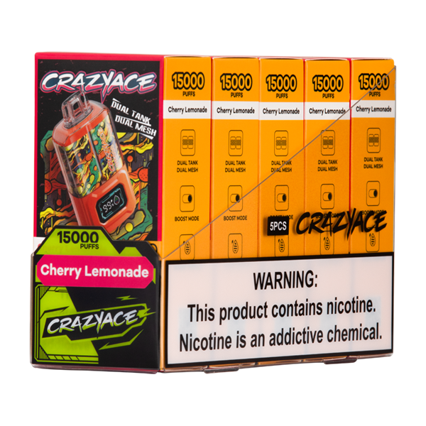 Cherry Lemonade CrazyAce B15000 Vape Bundle