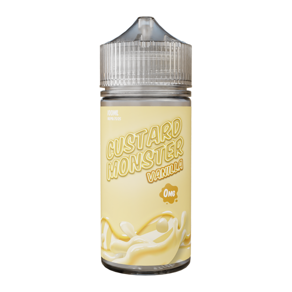 o mg vape juice Vanilla Custard Monster eJuice Nicotine Free