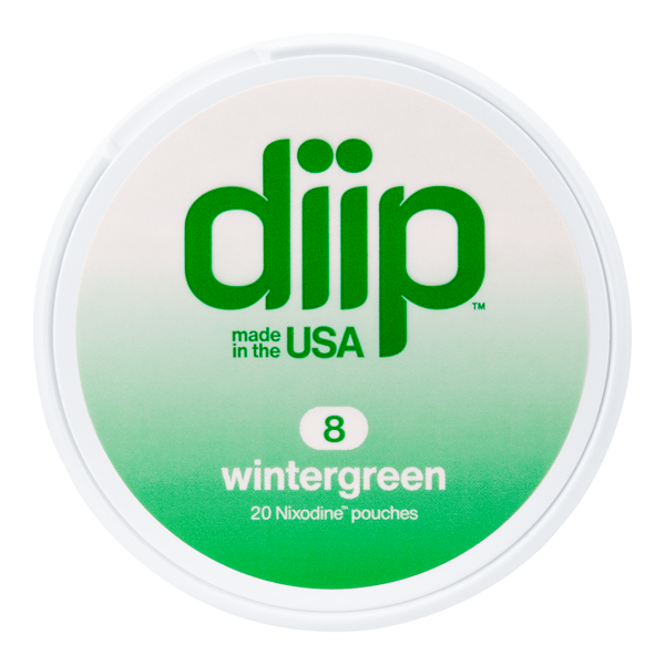 8 Wintergreen DIIP Reset Nixodine Pouches