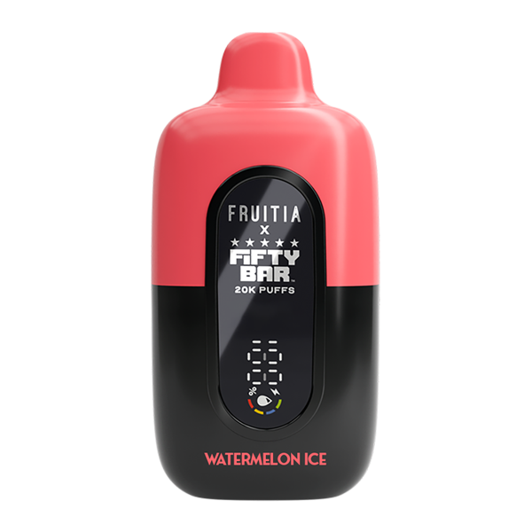 Watermelon Ice FRUITIA X Fifty Bar 20K Watermelon Ice FRUITIA X Fifty Bar 20K