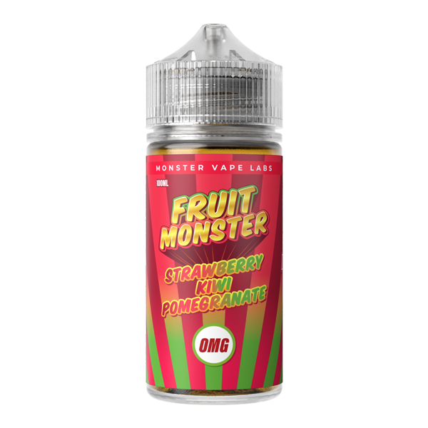 Strawberry Kiwi Pomegranate Fruit Monster eJuice Nicotine Free Strawberry Kiwi Pomegranate Fruit Monster eJuice Nicotine Free