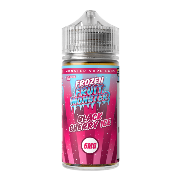 caffeine vape juice Black Cherry Ice Frozen Fruit Monster eJuice