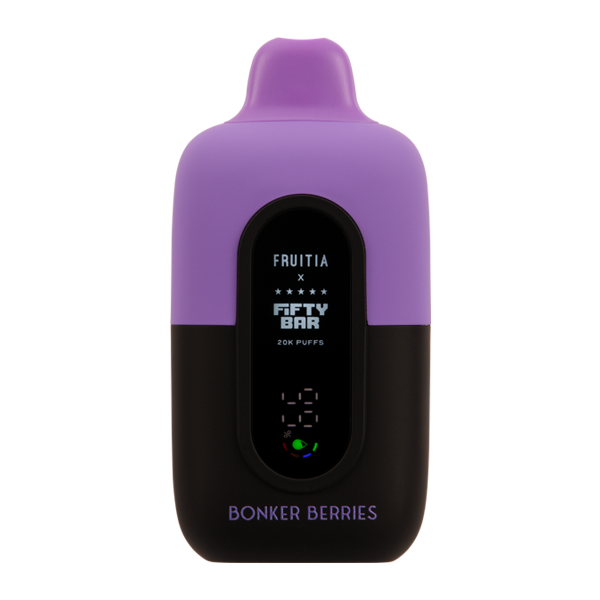 Bonker Berries FRUITIA X Fifty Bar 20K Vape Bonker Berries FRUITIA X Fifty Bar 20K Vape