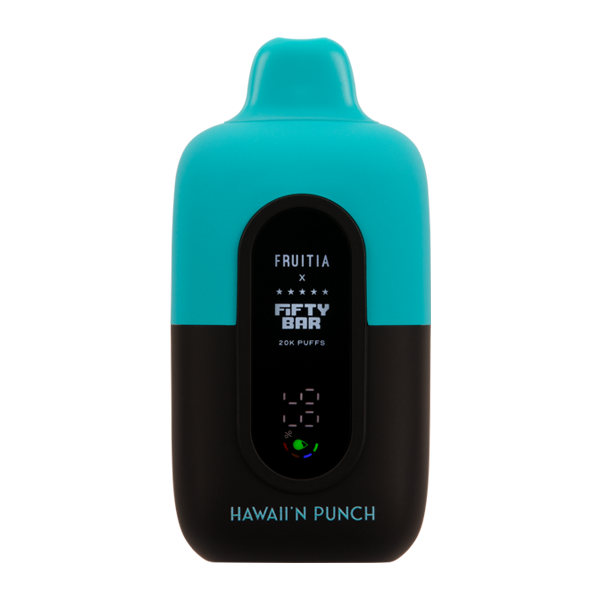 Hawaii'n Punch FRUITIA X Fifty Bar 20K Vape Hawaii'n Punch FRUITIA X Fifty Bar 20K Vape