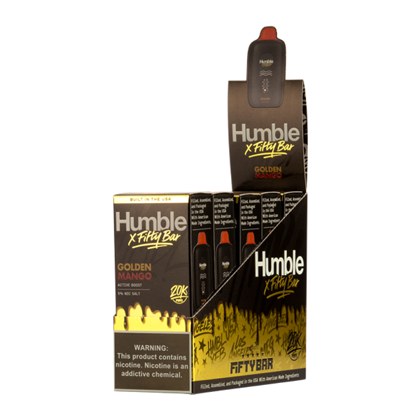 Golden Mango HUMBLE X Fifty Bar 20K Disposables