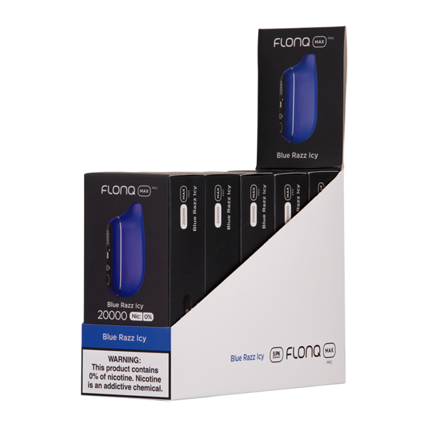 Flonq Max Pro Blue Razz Icy 0 nic. bundle