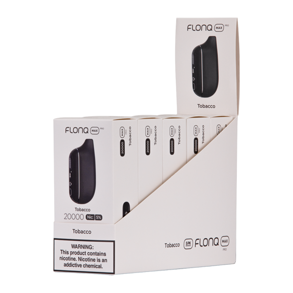 Tobacco Flonq Max Pro 50mg vape bundle