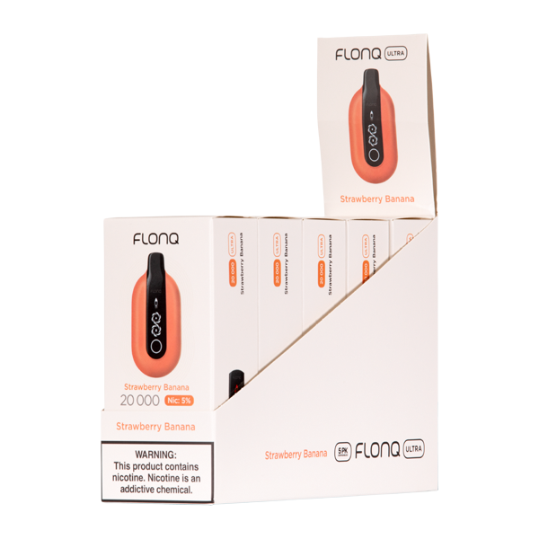 Flonq Max Ultra Strawberry Banana 5 pack