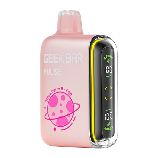 Strawberry B-Pop Geek Bar Pulse Nicotine Free Strawberry B-Pop Geek Bar Pulse Nicotine Free