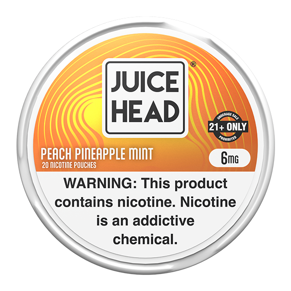 Juice Head Peach Pineapple Mint Nicotine Pouches 6mg