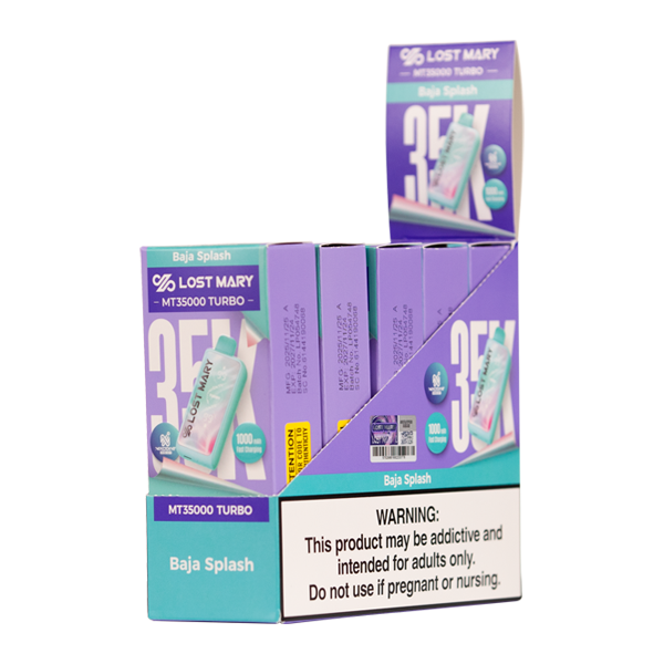 Baja Splash LOST MARY MT35K TURBO Nixodine Disposables
