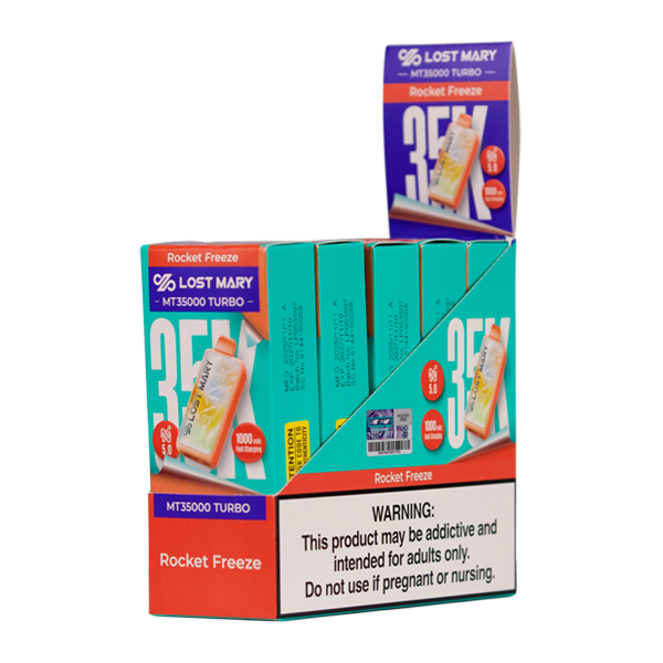 Rocket Freeze LOST MARY MT35K TURBO NIXODINE Disposables