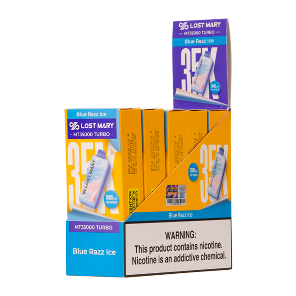 Blue Razz Ice Lost Mary MT35000 Turbo Disposables