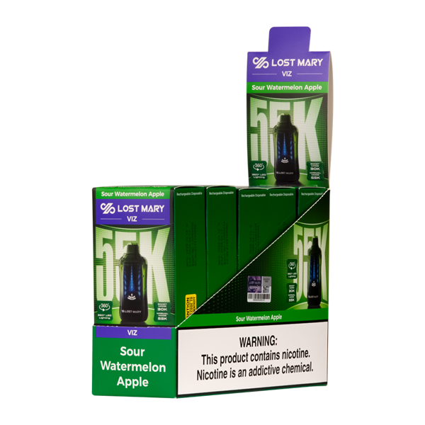 Sour Watermelon Apple LOST MARY VIZ 55K Vapes