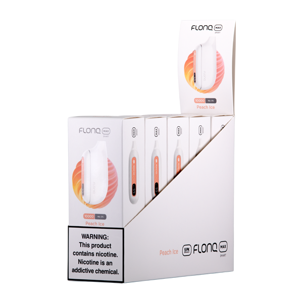 Flonq 5 Pack Peach Ice 5% Vaping.com