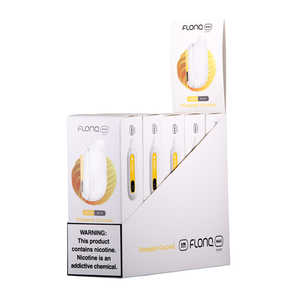 Flonq Max Smart 5 Pack Pineapple Coconut 5% Vaping.com