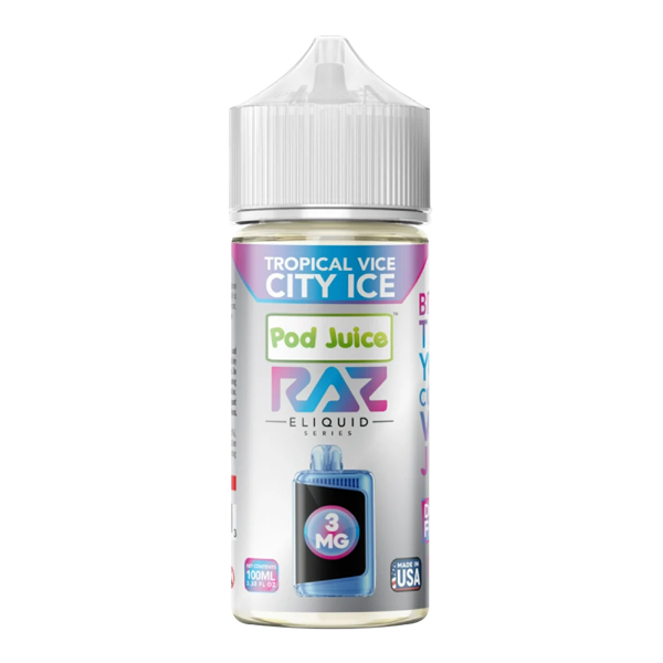 Tropical Vice City Ice RAZ X POD JUICE 100ml