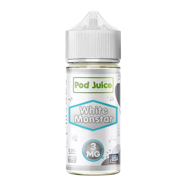 White Monstar Pod Juice 100ml White Monstar Pod Juice 100ml