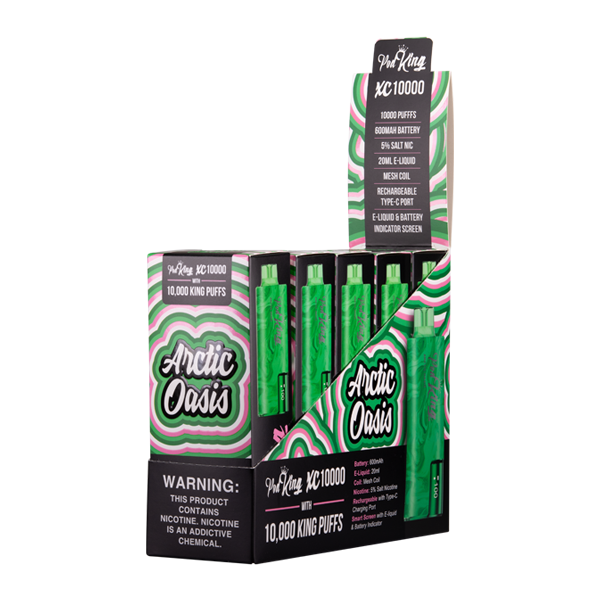 Arctic Oasis Pod King XC10000 Vape Bundle