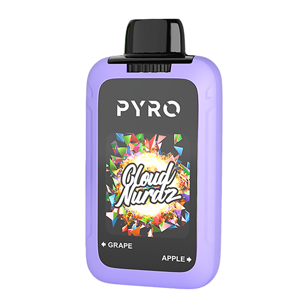 pyro disposable vape Grape/Apple CLOUD NURDZ X PYRO Duo