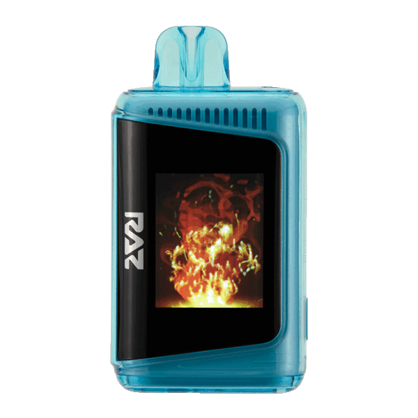 Blueberry Watermelon Raz DC25000 vape animated screen