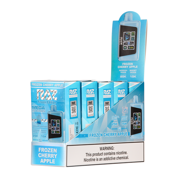 Frozen Cherry Apple *Frozen Edition* RAZ DC25000 Vape  5 pack