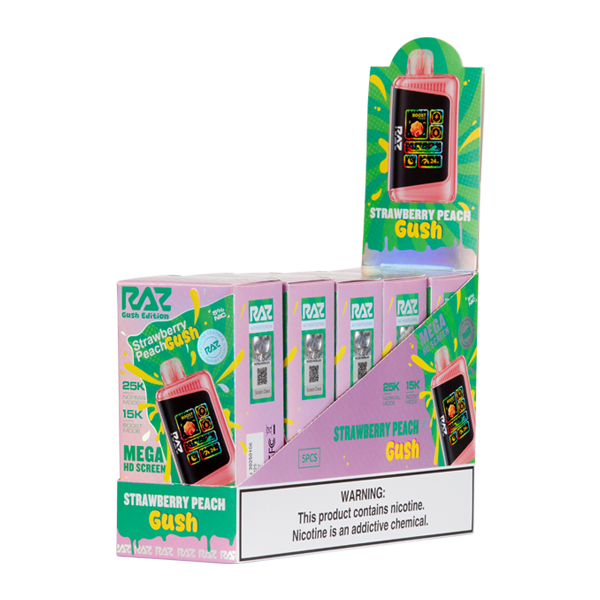 Strawberry Peach Gush RAZ LTX 25000 (Gush Edition)