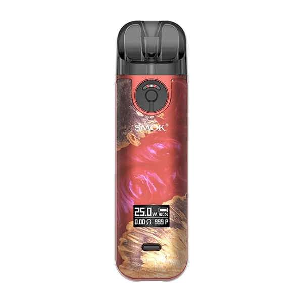Smok Novo 4 Kit - Red Stabilizing Wood Color