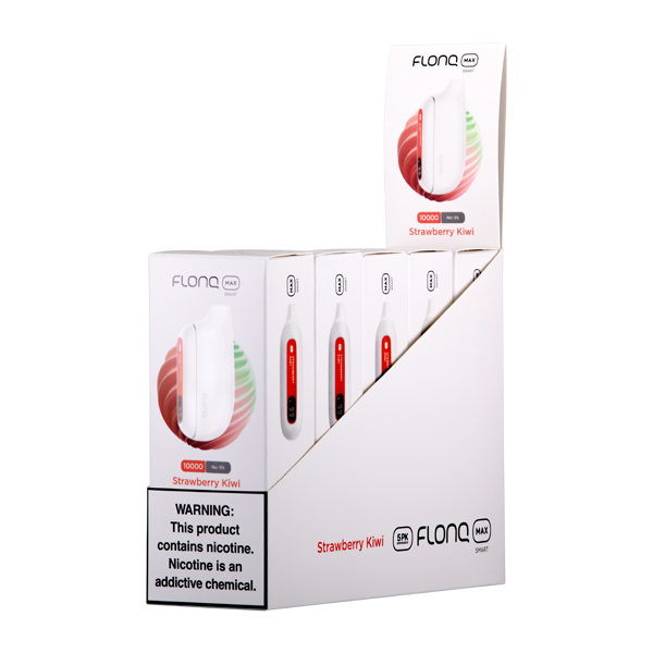 Flonq Max Smart 5 Pack Strawberry Kiwi 5% Vaping.com