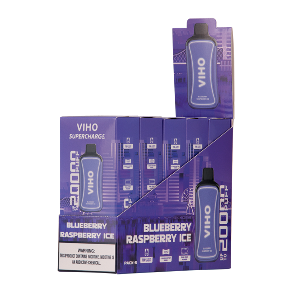 Blueberry Raspberry Ice Viho Supercharge 5-Pack