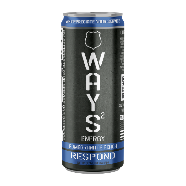 Pom Peach RESPOND WAYS Energy Drink 12oz