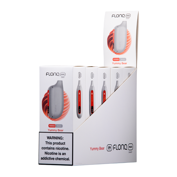 Flonq Max Smart Yummy Bear 50mg Disposable Vapes Bundle