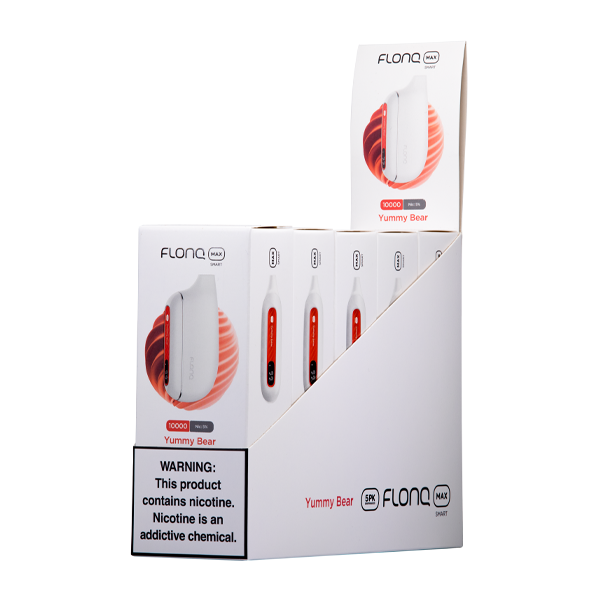 Flonq Max Smart Yummy Bear 50mg Disposable Vape 5 Pack