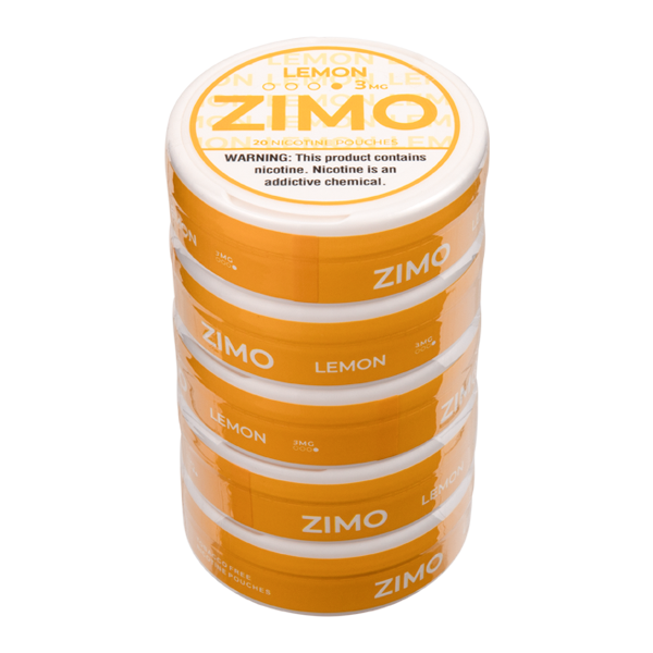 Citrus Lemon ZIMO Pouches 3mg 5 Pack