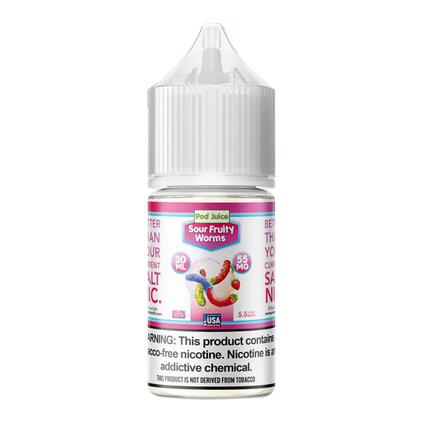 Sour Fruity Worms Pod Juice Sour Fruity Worms Pod Juice