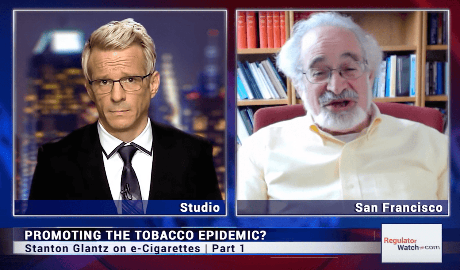 Stanton Glantz grilled by Regulator Watch