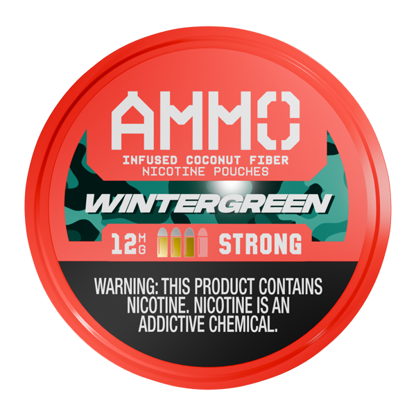 Wintergreen  AMMO Pouches (Strong) for Vaping.com