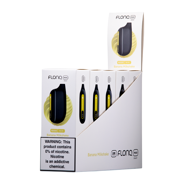 Banana Milkshake FLONQ Max Smart Nicotine-Free Bundle