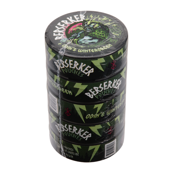 Odin's Wintergreen BERSERKER Caffeine Pouches