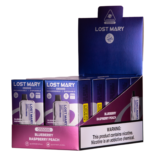 BLUEBERRY RASPBERRY PEACH LOST MARY OS5000 LUSTER EDITON