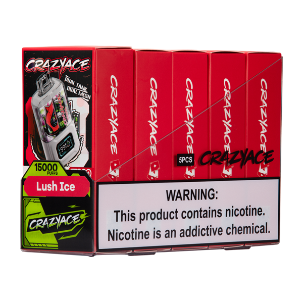 Crazy Aces Lush Ice Vape 5 Pack